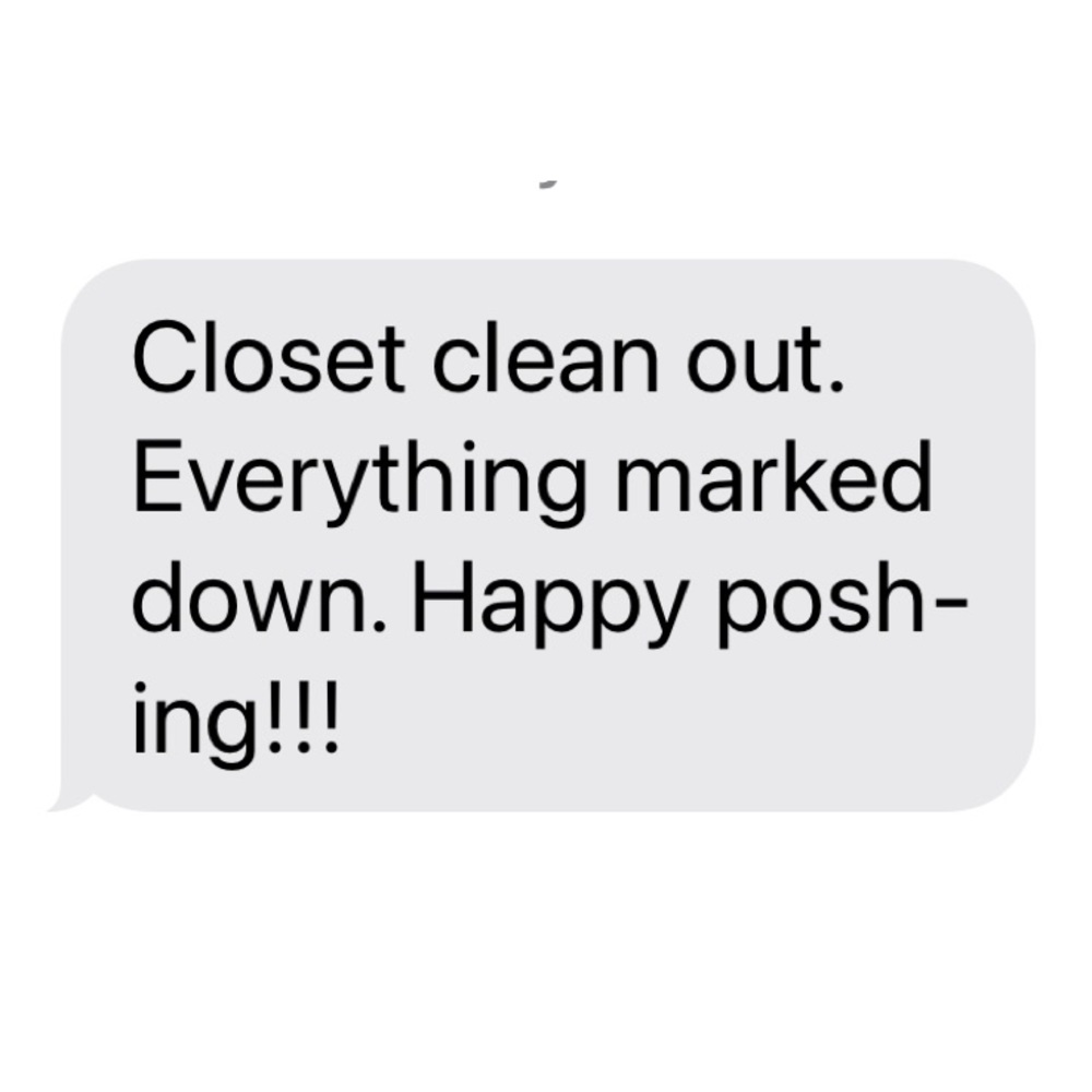 Closet clean out